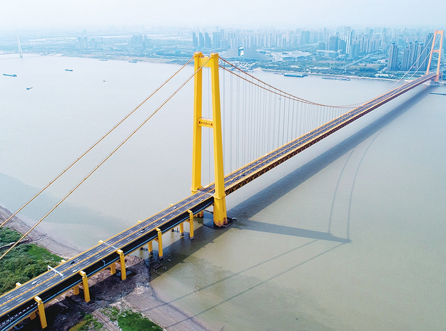 武漢楊泗港長江大橋